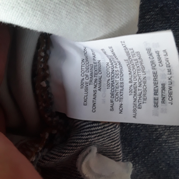 Madewell Rigid Skinny Raw Hem Distressed Jean's 25 Taller - Picture 9 of 11